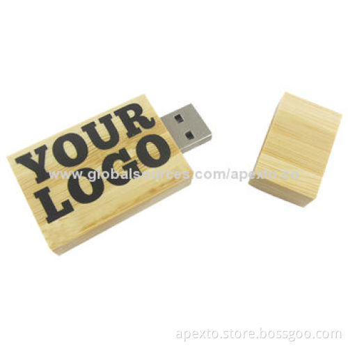 Fashionable Bamboo USB Flash Memory with Up to 32GB Capacity, OEM and ODM Orders Welcomed